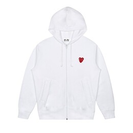 Comme Des Garçons Play: Толстовка  Heart с капюшоном