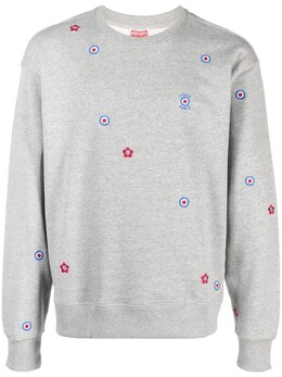 Kenzo: Толстовка с вышивкой 