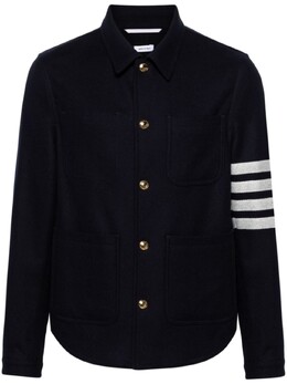 Thom Browne: Куртка-рубашка  4-Bar