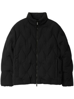 Burberry: Чёрный пуховик 