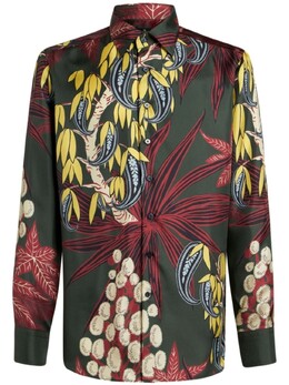 Etro: Шёлковая рубашка 