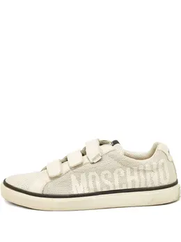 Moschino Pre-Owned: Белые кроссовки 