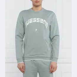 GUESS: Зелёная толстовка 