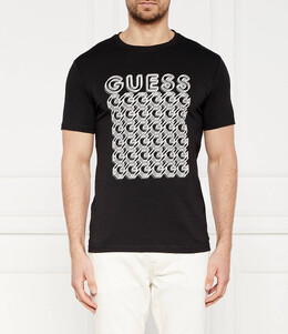 GUESS: Чёрная футболка 