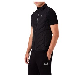 EA7 Emporio Armani: Чёрный жилет 
