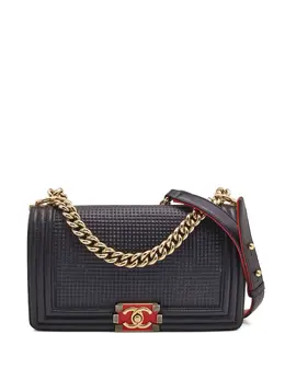 CHANEL Pre-Owned: Синяя сумка 