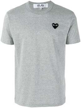 Comme Des Garçons Play: Серая футболка 