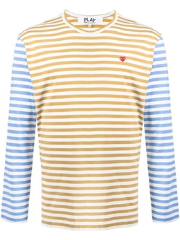 Comme Des Garçons Play: Футболка в полоску 