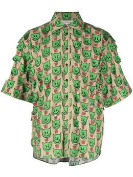 Walter Van Beirendonck: Рубашка с принтом 