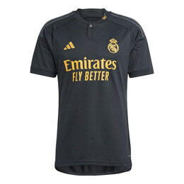 Adidas: Чёрная футболка  Madrid