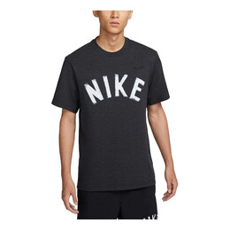 Nike: Чёрная футболка  Dri FIT