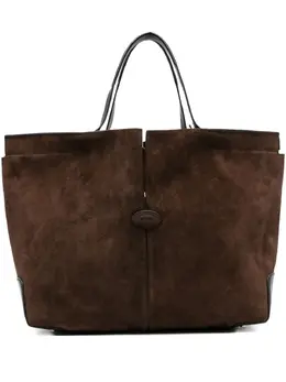 Tod's: Коричневая сумка-шоппер 