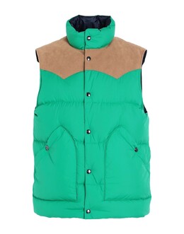 Woolrich: Зелёный пуховик 