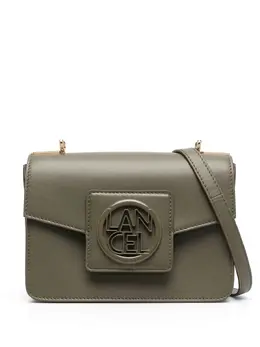 Lancel: Сумка цвета хаки 