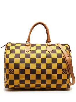 Louis Vuitton Pre-Owned: Коричневая спортивная сумка 