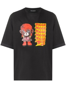 Neil Barrett: Футболка  Ziggie Bear с принтом