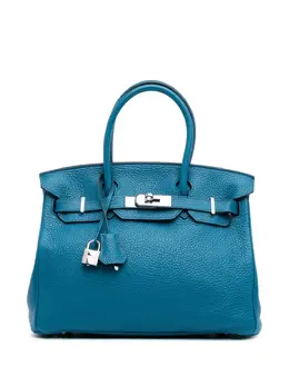 Hermès Pre-Owned: Голубая сумка 