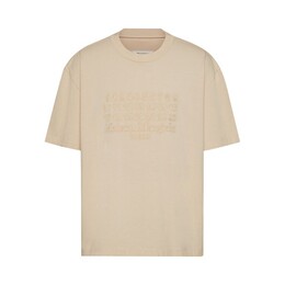 Maison Margiela: Бежевая футболка 