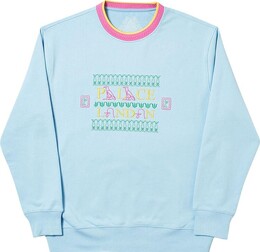 Palace: Голубая толстовка 
