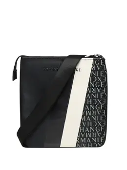 Armani Exchange: Чёрная сумка 