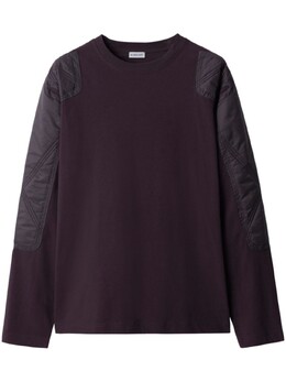 Burberry: Фиолетовая толстовка 