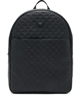 Emporio Armani: Чёрный рюкзак 