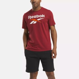 Reebok: Тёмная футболка 