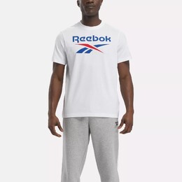 Reebok: Белая футболка 