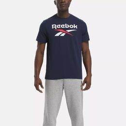 Reebok: Тёмная футболка  Vector