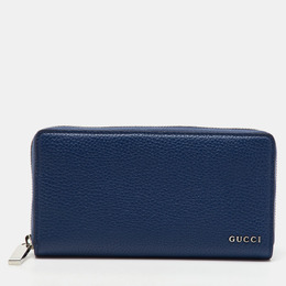 Gucci: Синий кошелёк 