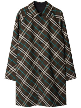 Burberry: Пальто в клетку 