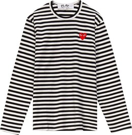 Comme Des Garçons Play: Футболка в полоску 