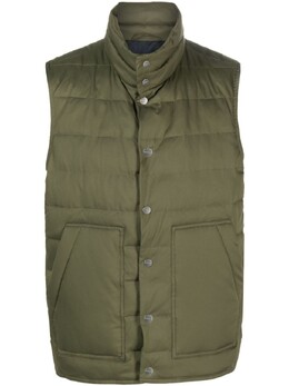 Kiton: Зелёный жилет 