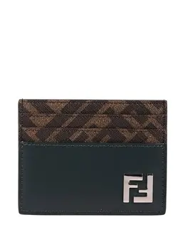 FENDI: Коричневый картхолдер 