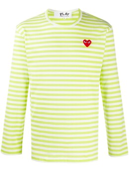 Comme Des Garçons Play: Футболка в полоску 