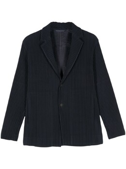 Homme Plissé Issey Miyake: Синие пиджаки 