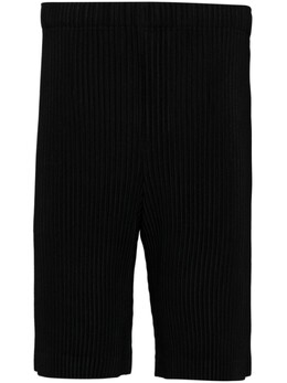 Homme Plissé Issey Miyake: Чёрные шорты 