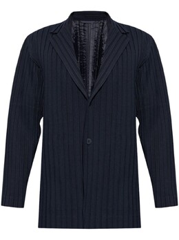 Homme Plissé Issey Miyake: Синие пиджаки 