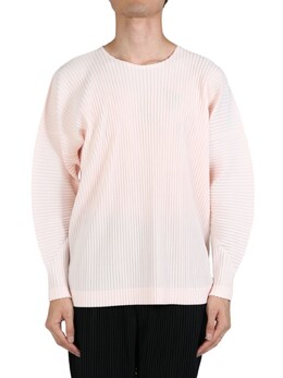 Homme Plissé Issey Miyake: Розовая футболка 