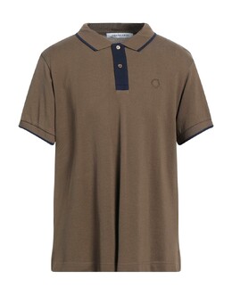 Trussardi: Зелёная рубашка 