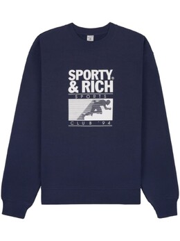 Sporty & Rich: Синяя толстовка 