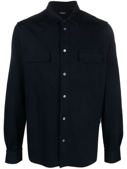 Kiton: Синяя рубашка 