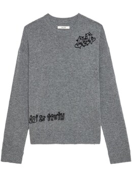 Zadig&Voltaire: Серый свитер 