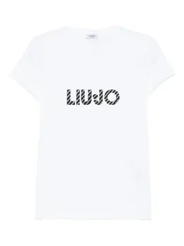 LIU JO: Хлопковая футболка 