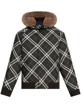 Burberry: Куртка в клетку 