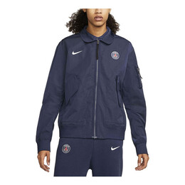 Nike: Синяя куртка  Paris Saint Germain