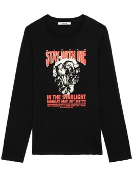 Zadig&Voltaire: Чёрная футболка 