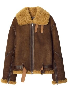 Burberry: Куртка из овчины 