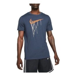 Nike: Синяя футболка  Dri FIT