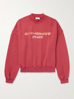 Off-White: Толстовка с принтом 